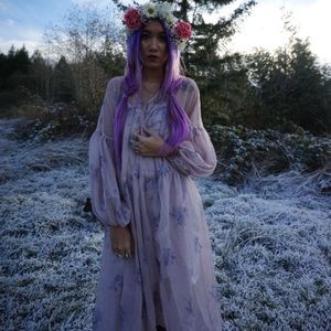 Lavender lantern dress